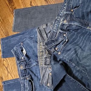 3 pair Amerocan Eagle jeans 30 x 36